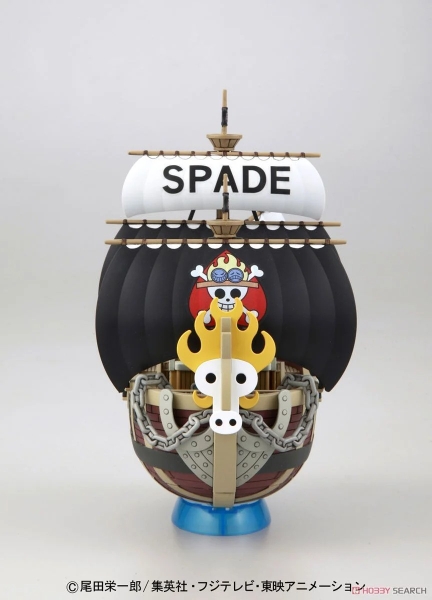 Mô Hình Lắp Ráp ONE PIECE - GRAND SHIP COLLECTION - SPADE PIRATES SHIP của Bandai Nhật Bản