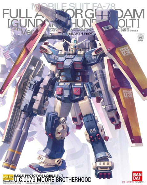 Mô Hình Lắp Ráp Gundam MG 1/100 Full Armor Gundam Thunderbolt Ver Ka của Bandai Nhật Bản