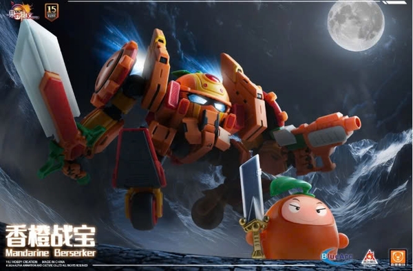 Mô hình lắp ráp Quýt Kiếm Sĩ - Robot trái cây - Fruity Robo (Tặng kèm thẻ và quýt clear)