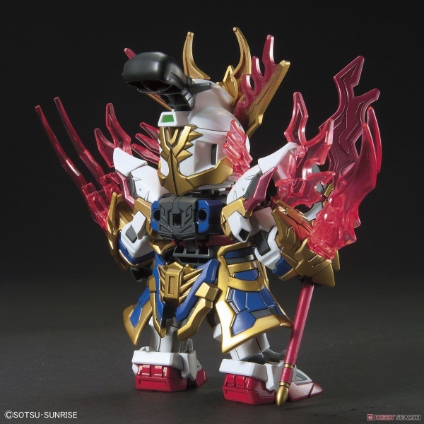 Mô Hình Lắp Ráp Gundam SD SANGOKU SOKETSUDEN Zhang Fei GOD GUNDAM của Bandai Nhật bản
