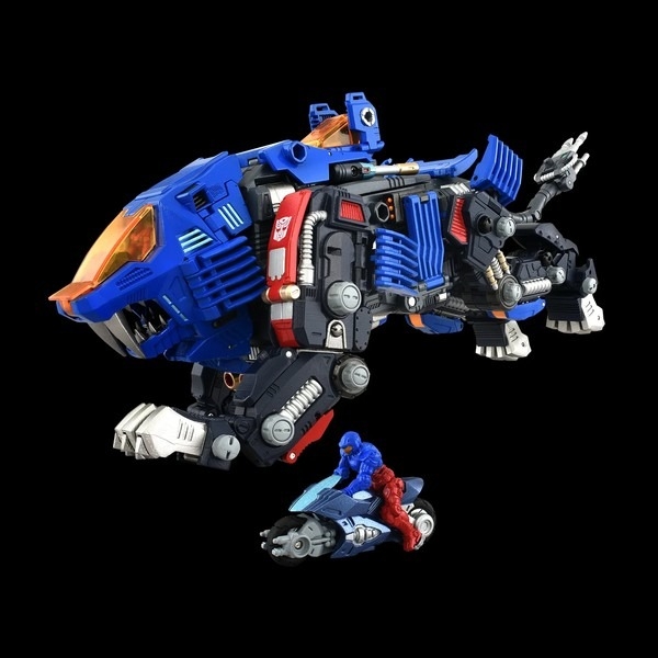 Mô Hình Zoids Transformers x Zoids x Diaclone Shield D-Prime - Synergenex T-Spark của Takara Tomy