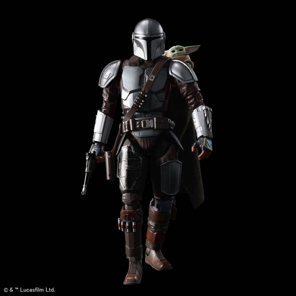 Mô Hình Lắp Ráp STAR WARS 1/12 THE MANDALORIAN AND GROGU - THE MANDALORIAN AND GROGU của Bandai