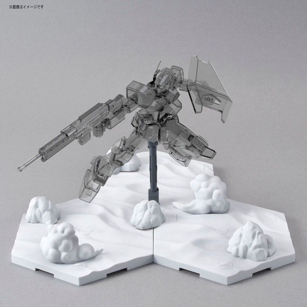 Mô Hình Lắp Ráp Bộ Phụ Kiện CUSTOMIZE SCENE BASE - SNOWFIELD Ver của Bandai Nhật Bản