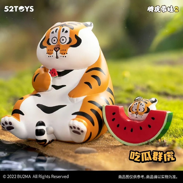 Hộp Mù 52Toys Blindbox Hổ Béo và Hổ Con series 2