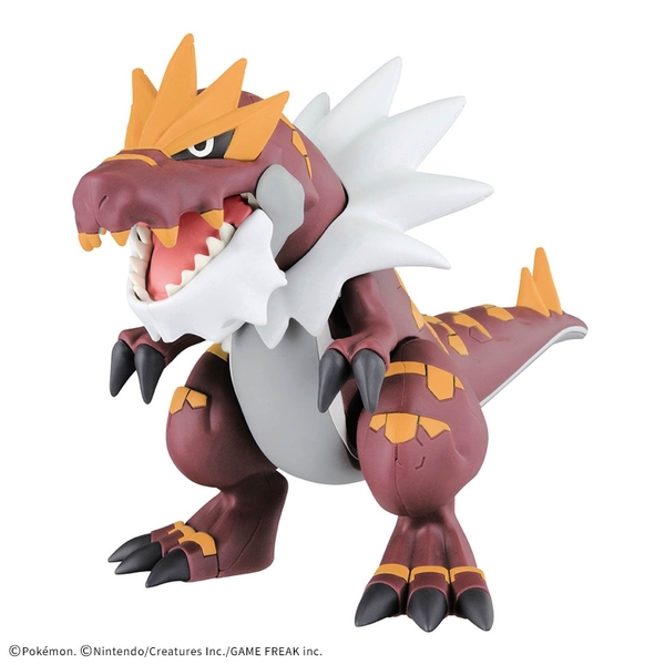 Mô Hình Lắp Ráp Pokémon PLAMO COLLECTION FOSSIL Pokémon SERIES Tyrantrum của Bandai Nhật Bản