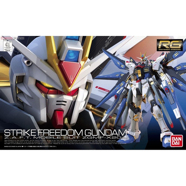 Mô Hình Lắp Ráp RG 14 1/144 Strike Freedom Gundam Chính hãng Bandai Nhật Bản
