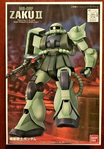 Mô Hình Lắp Ráp Gundam 1/144 FG MS-06F/J ZAKUⅡ của Bandai Nhật Bản