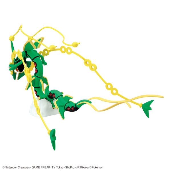 Mô Hình Lắp Ráp Pokemon Plastic Model Collection 61 Select Series Mega Rayquaza của Bandai Nhật bản