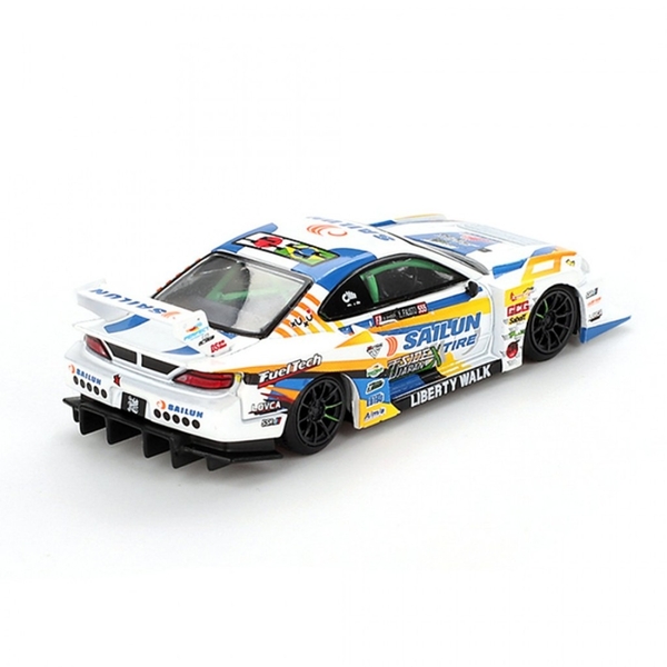 Mô Hình Xe Minigt Box ver MGT00895 Nissan LB-Super Silhouette S15 SILVIA #555 2023 Formula Drift Japan
