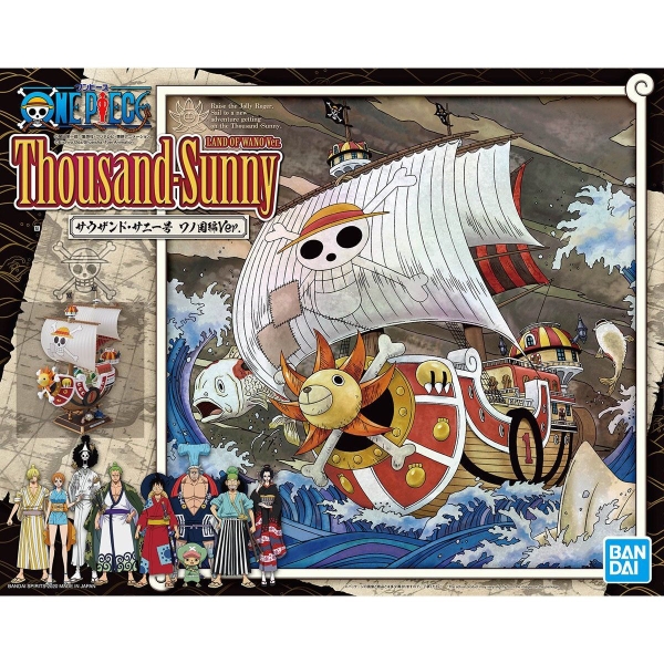 Mô Hình Lắp Ráp ONE PIECE - THOUSAND SUNNY LAN OF WANO của Bandai Nhật bản