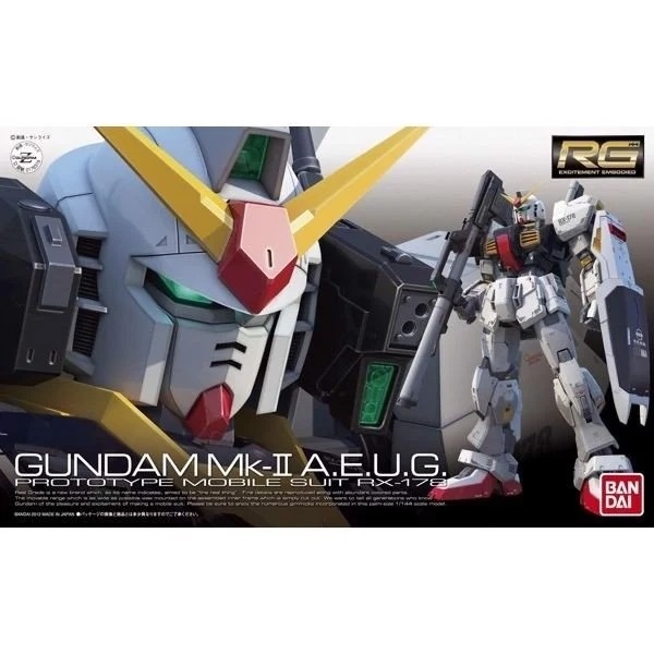 Mô Hình Lắp Ráp Gundam RG 1/144 RX-178 GUNDAM MK-Ⅱ(AEUG) của Bandai Nhật Bản