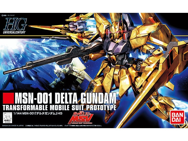 Mô hình lắp ráp Gundam HG UC Delta Gundam 136 của Bandai Nhật bản