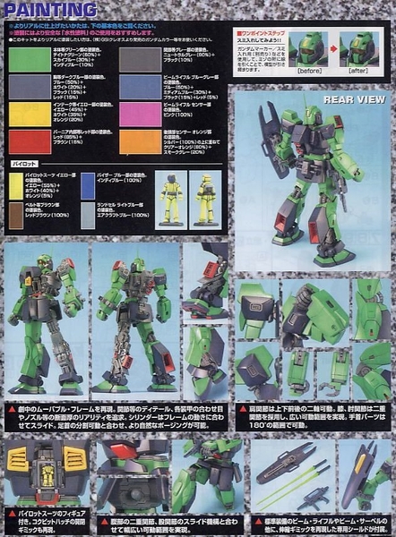 Mô Hình Lắp Ráp Gundam MG 1/100 NEMO của Bandai Nhật Bản