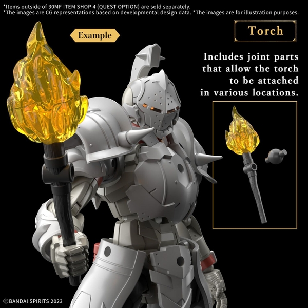 Mô Hình Lắp Ráp 30MF Item Shop 4 - Quest Option của Bandai Nhật bản