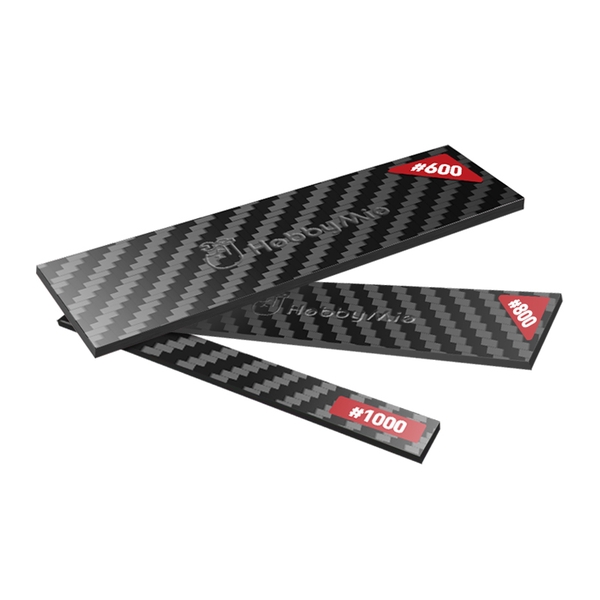 Dụng Cụ Hobby Mio Tấm carbon hỗ trợ CHÀ NHÁM nhiều kích thước Carbon fibre Sanding Board