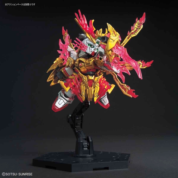 Mô Hình Lắp Ráp Gundam SD 033 Yan Huang Zhang Fei God Gundam Sangoku Soketsuden của Bandai Nhật bản