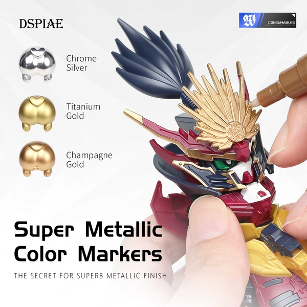 Dụng Cụ DSPIAE Gundam marker Bút Sơn Gundam Super Metallic markers dòng MKS cao cấp