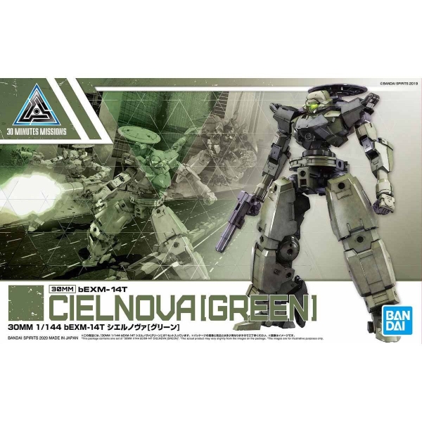 Mô Hình Lắp Ráp 30MM 1/144 bEXM-14T CIELNOVA [GREEN] của Bandai nhật