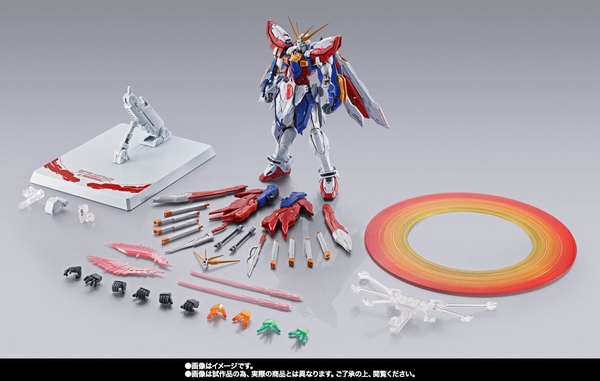 Mô Hình Ráp Sẵn METAL BUILD Burning Gundam & Burning Gundam Second của P-Bandai Nhật Bản