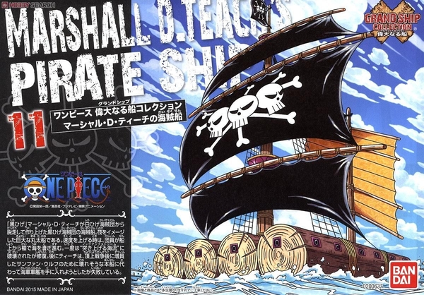 Mô Hình Lắp Ráp ONE PIECE - GRAND SHIP COLLECTION - MARSHALL D TEACH'S SHIP của Bandai nhật Bản