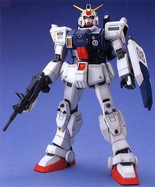 Mô Hình Lắp Ráp Gundam MG 1/100 GUNDAM RX-79G GROUND TYPE của Bandai Nhật Bản