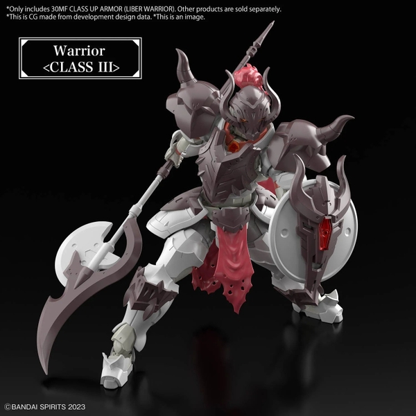 Mô Hình Lắp Ráp 30MF Bộ Phụ Kiện CLASS UP ARMOR (LIBER WARRIOR) của Bandai Nhật Bản