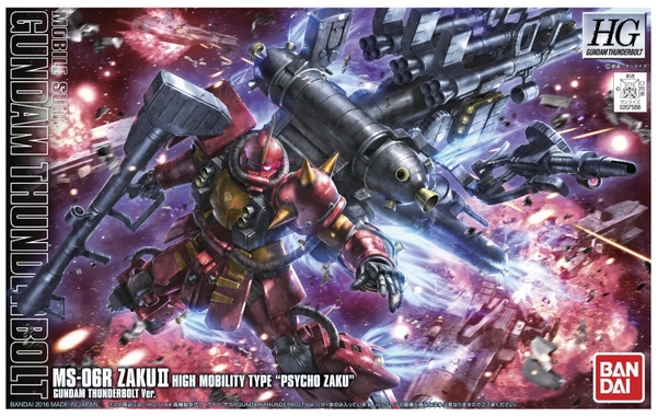 Mô Hình Lắp Ráp Gundam HG 1/144 ZAKU II HIGH MOBILITY TYPE PSYCHO ZAKU [GUNDAM THUNDERBOLT Ver.] của Bandai Nhật Bản