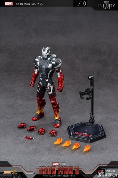 Mô Hình Ráp Sẵn Marvel 1/10 Iron Man Mk22 của ZDtoys