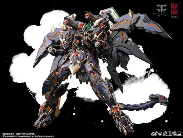 Mô Hình Ráp Sẵn MetalBuild 1/72 CD-04 Black Tortoise Xuanwu (Huyền Vũ) của CangDao Model