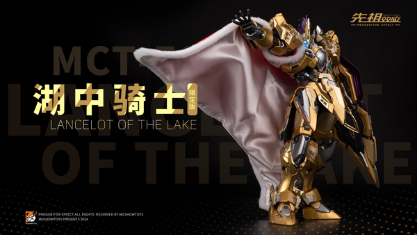 Mô Hình Ráp Sẵn MCT-E02 Lancelot bản màu Hoàng Kim Limited (kèm Gacha và Áo choàng) của Moshow Toys