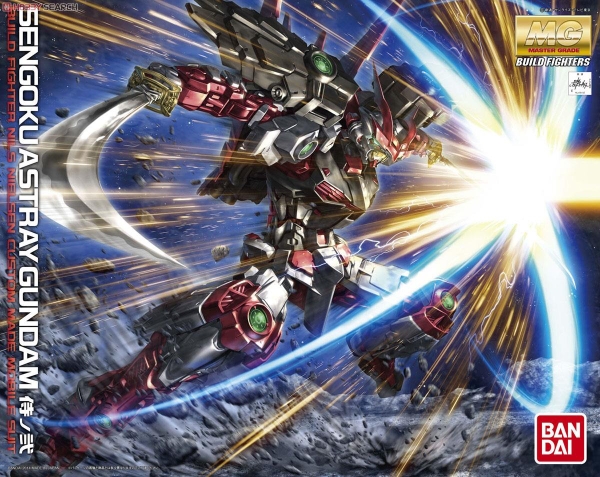 Mô Hình Lắp Ráp Gundam MG 1/100 Gundam Build Fighters Sengoku Astray Gundam của Bandai Nhật Bản
