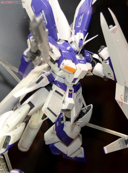 Mô Hình Lắp Ráp Gundam MG RX-93-V2 Hinu Hi Nu ver.Ka của Bandai Nhật Bản (kèm base và decal nước)