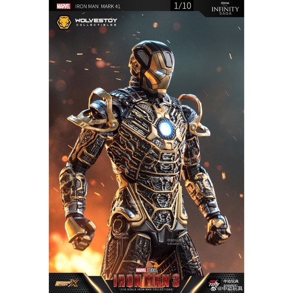 Mô Hình Ráp Sẵn Marvel IRONMAN MK41 của ZDtoys