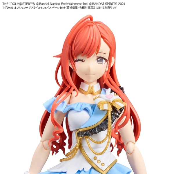 Mô Hình Lắp Ráp 30MS - THE IDOLMASTER - OPTION HAIR STYLE & FACE PARTS SET - JURI SAIJO/NATSUHA ARISUGAWA của Bandai