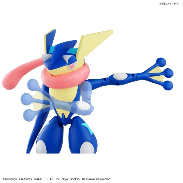 Mô Hình Lắp Ráp Pokemon PLAMO COLLECTION 47 SELECT SERIES Greninja của Bandai Nhật bản