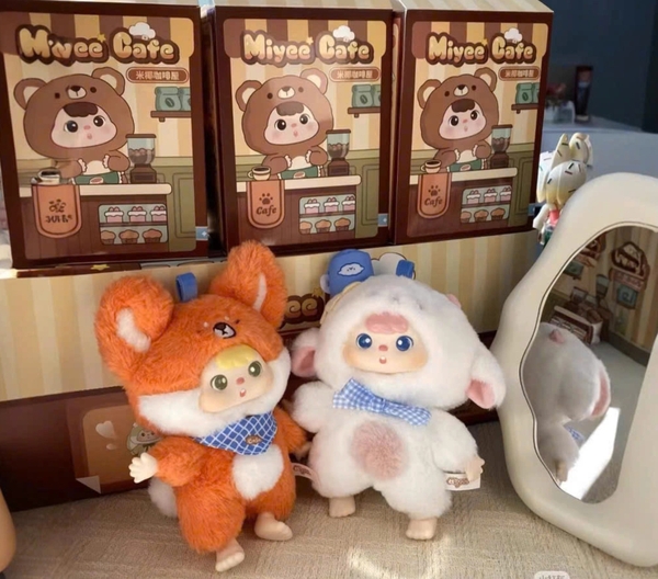 Túi Mù Blindbox móc khoá gấu bông Miyee Coffee Plush Pendant Series