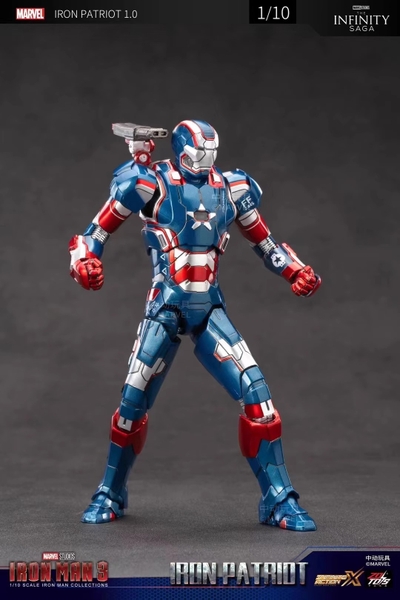 Mô Hình Ráp Sẵn Marvel Iron Patriot 1.0 Infinity Saga của ZDtoys