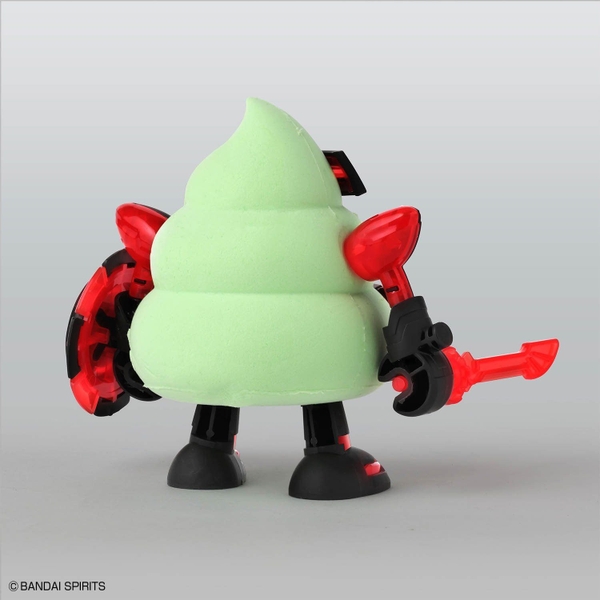 Mô Hình Lắp Ráp Clay Model Kit - Unkosol Day Cyber Warrior Unko của Bandai Nhật Bản