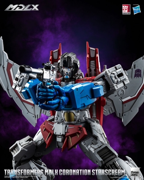Mô Hình Ráp Sẵn Transformers - MDLX Coronation Starscream của Threezero