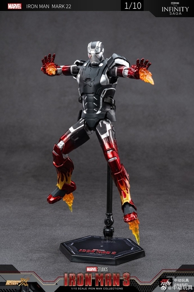 Mô Hình Ráp Sẵn Marvel 1/10 Iron Man Mk22 của ZDtoys