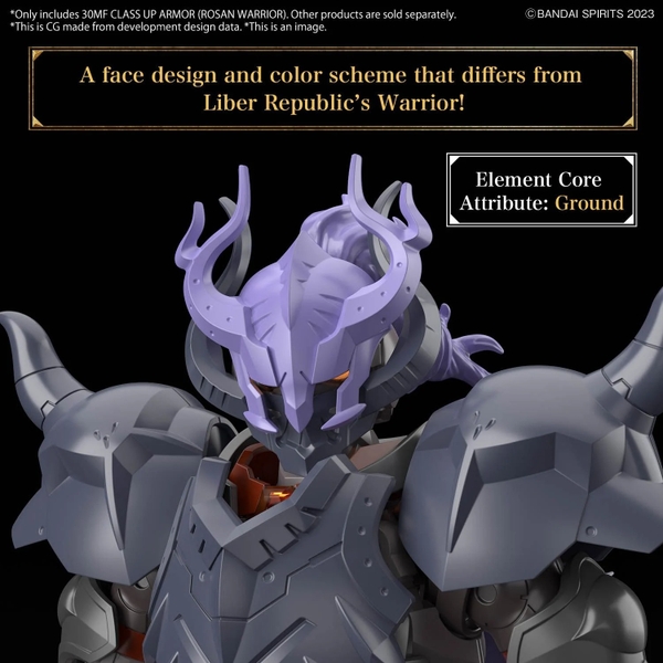 Mô Hình Lắp Ráp 30MF CLASS UP ARMOR - ROSAN WARRIOR của Bandai Nhật bản
