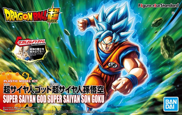 Mô Hình Lắp Ráp FRS Figure-rise Standard SUPER SAIYAN GOD SUPER SAIYAN SON GOKU (PKG renewal) của Bandai Nhật Bản
