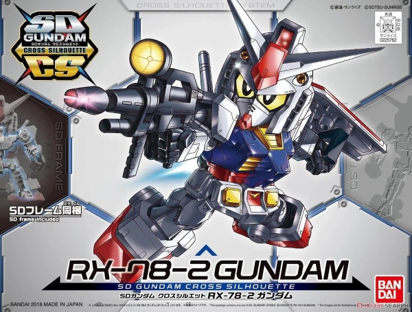 Mô Hình Lắp Ráp Gundam SD GUNDAM CROSS SILHOUETTE RX-78-2 GUNDAM của Bandai Nhật Bản