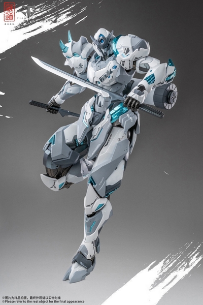 Mô Hình Ráp Sẵn CD-07W Ninja ChouChou White LIMITED  (tặng 1 thanh kiếm dài và dây xích) của Cangdao