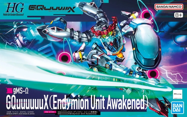 Mô Hình Lắp Ráp Gundam HG GQ 1/144 GQuuuuuuX - Endymion Unit Awakened của Bandai Nhật Bản