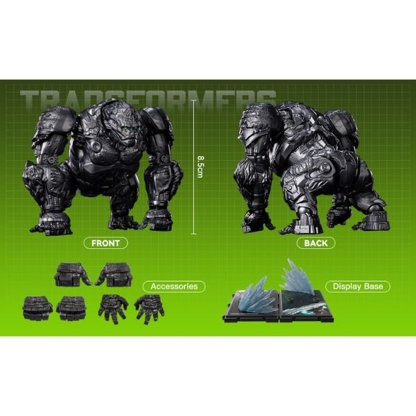 Mô Hình Lắp Ráp Transformers Model Kit Classic Class 04 Optimus Primal Beast Luminous Eyes - Blokees