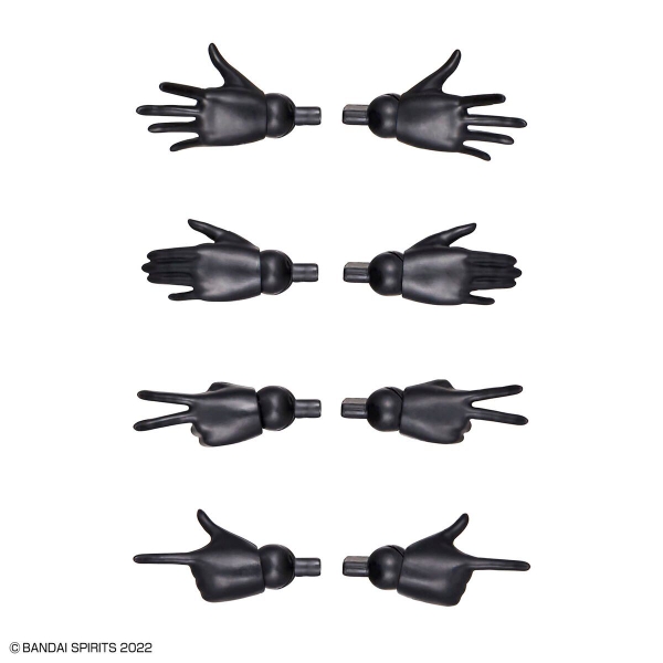 Mô hình Lắp Ráp 30MS Bộ Phụ kiện OPTION HAND PARTS [WHITE/BLACK] của Bandai Nhật Bản