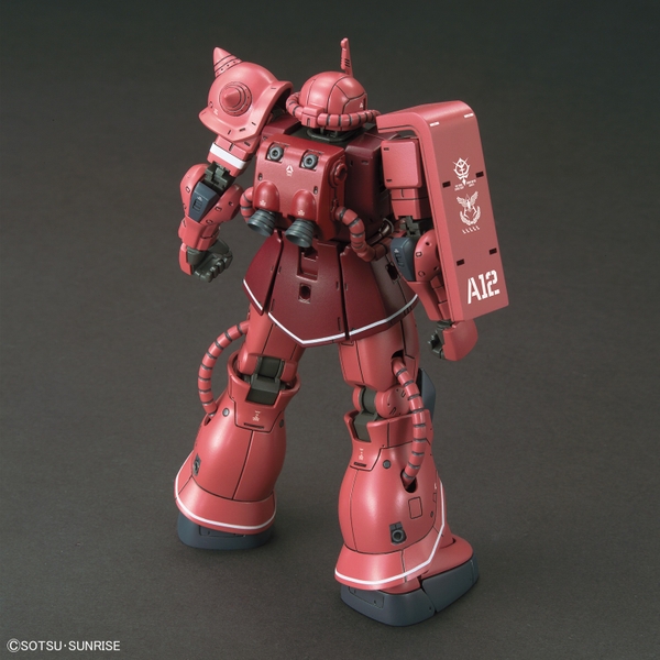 Mô Hình Lắp ráp HG 1/144 MS-06S ZAKU Ⅱ PRINCIPALITY OF ZEON CHAR AZNABLE’S MOBILE SUIT Red Comet Ver. của bandai nhật