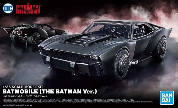 Mô Hình Lắp Ráp 1/35 SCALE MODEL KIT BATMOBILE (THE BATMAN Ver.) của Bandai Nhật Bản