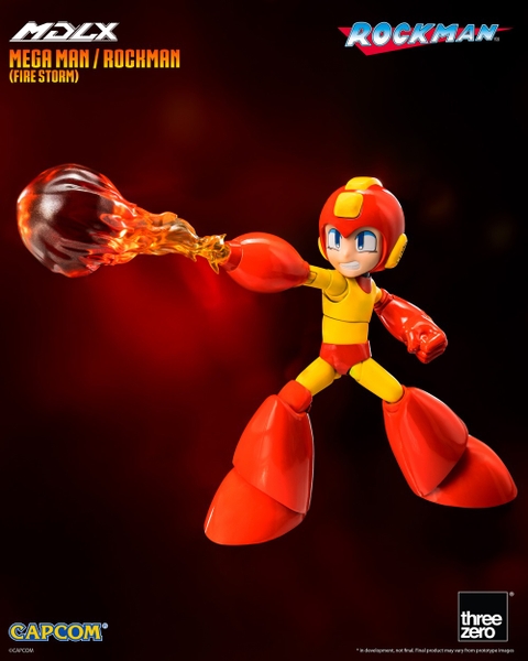 Mô Hình Ráp Sẵn MDLX Mega Man / Rockman (Fire Storm) của Threezero